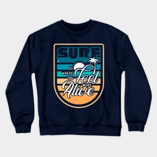 Surf / Life style Crewneck Sweatshirt